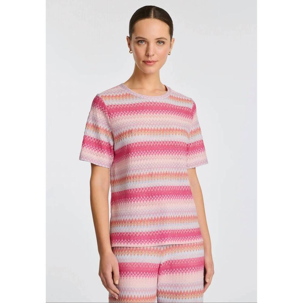 NEW WEILL fancy jersey shirt in pink